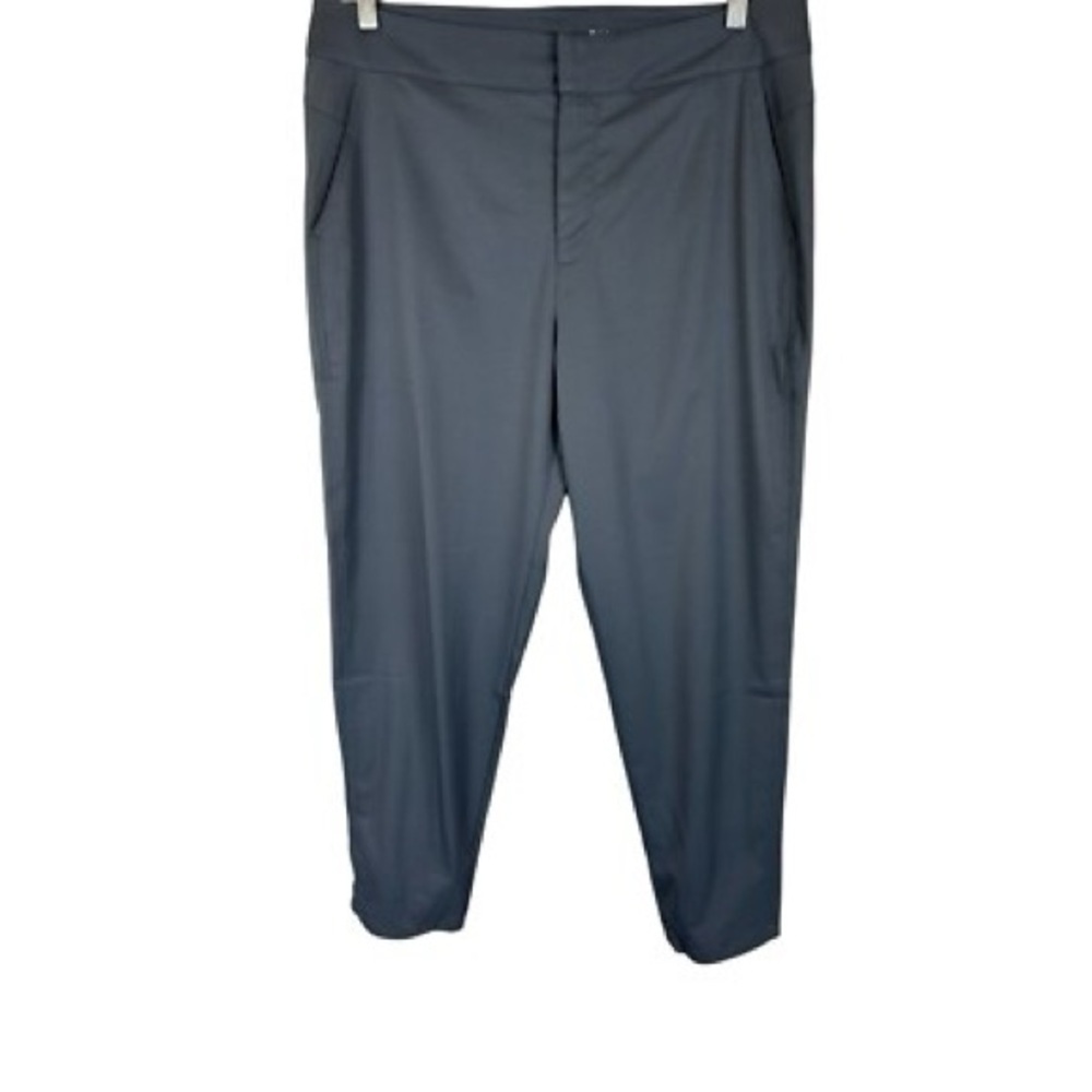zuda Women's Regular Traveler Pull-On Slim Leg Pants Solid Iron Size XL